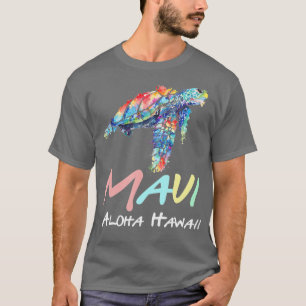 T-shirt Maui Aloha Hawaii Tortues de mer Plongée sous-mari