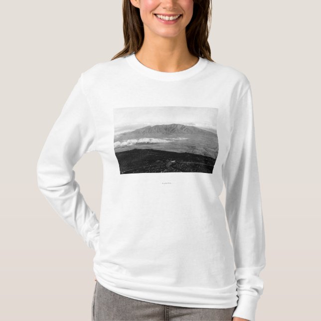 T-shirt Maui, Hawaï - vue à partir du dessus de Haleakala (Devant)