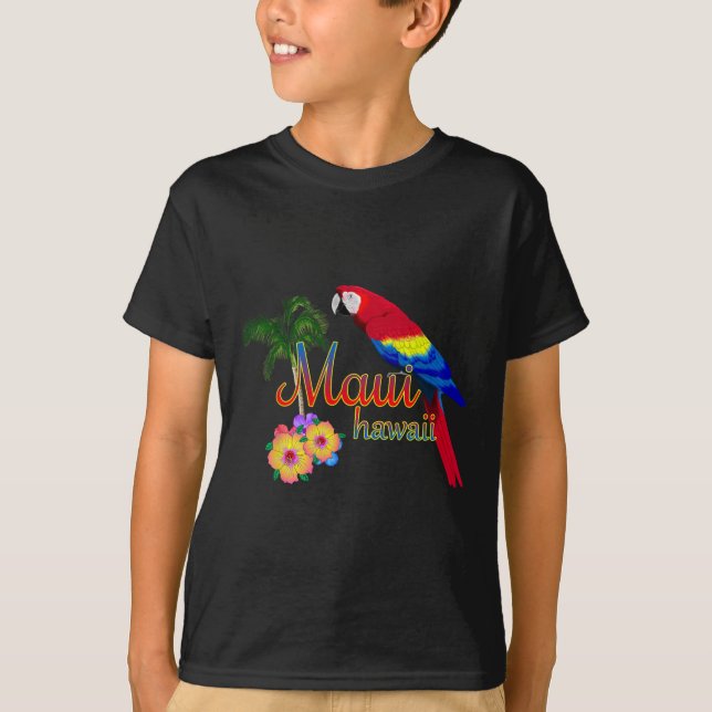T-shirt Maui Hawaii Beach Aloha (Devant)