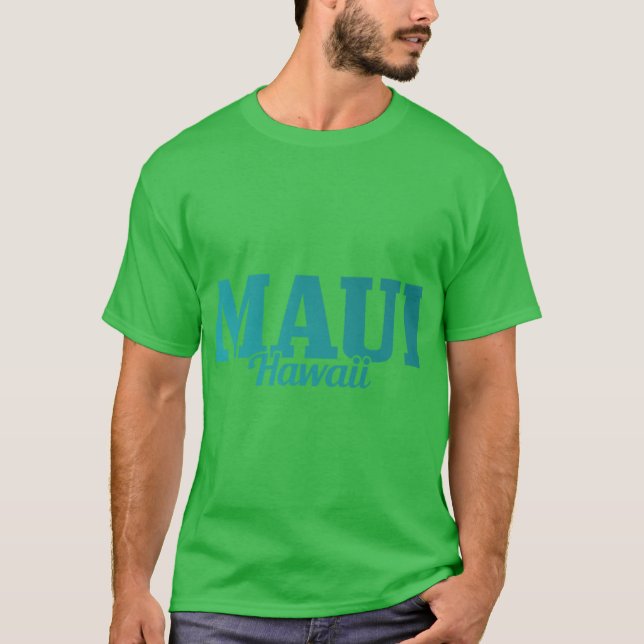 T-shirt Maui Hawaii Hawaiian Islands Surf Surfing Surfer (Devant)