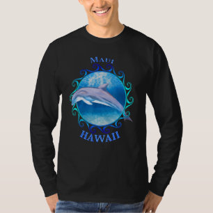 T-shirt Maui Hawaii Hi Vacances Souvenir Dolphin