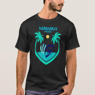 T-shirt Maui Hawaii Surf Oahu Plage Palmiers Aloha USA So