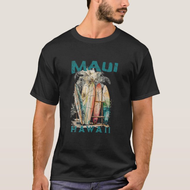 T-shirt Maui Hawaii T Shirt (Devant)