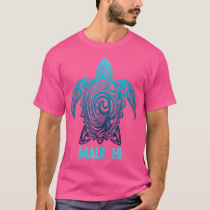 T-shirt Maui Hawaii Tribal Tortue de mer Surfeur Hawaïen S