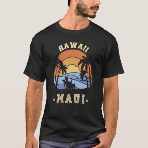 T-shirt Maui Palmiers Hawaii Plage Vacances Océan