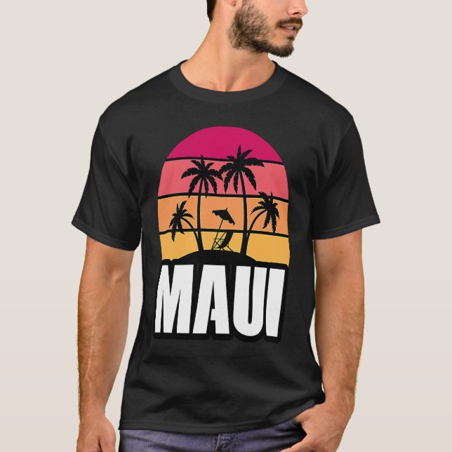 T-shirt Maui Vacation Beach Souvenir (Devant)