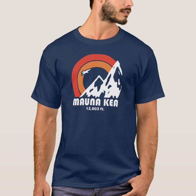 T-shirt Mauna Kea Hawaii Sun Eagle (Devant)