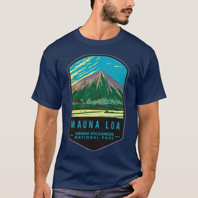 T-shirt Mauna Loa Hawaii Volcanoes National Park (Devant)