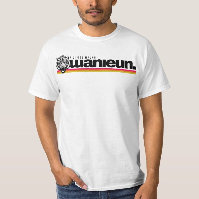 T-SHIRT MAUNG001W (Devant)