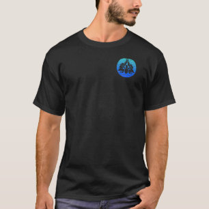 T-shirt Maurer Guild Se Connecter Cool Style Rétro Bleu Su