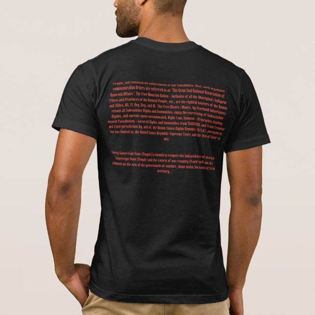 t-shirt mauresque avec (Dos)