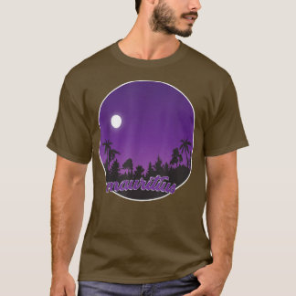 T-shirt maurice La nuit avec Palms