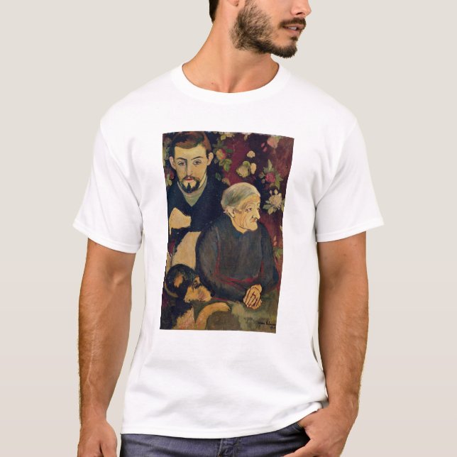 T-shirt Maurice Utrillo, sa grand-mère et son chien (Devant)