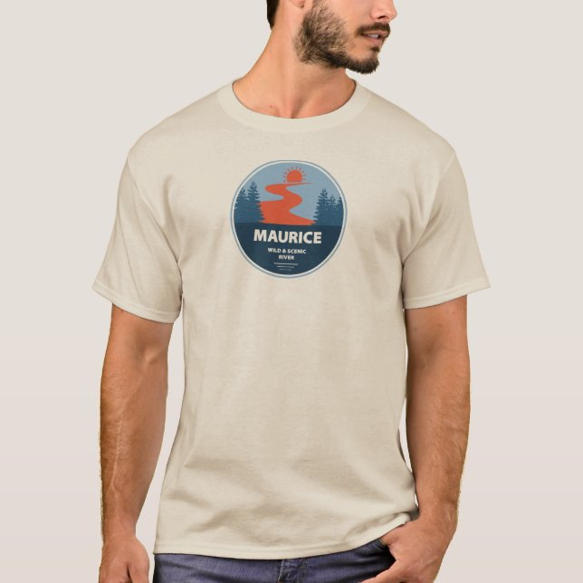 T-shirt Maurice Wild Et Rivière Pittoresque (Devant)