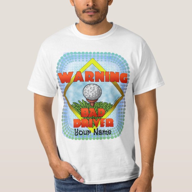 T-shirt Mauvais conducteur Golf (Devant)