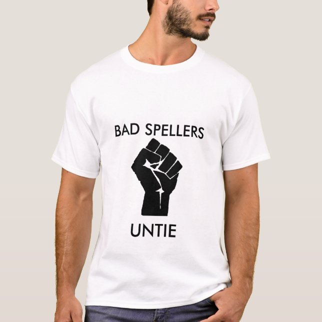 T-shirt Mauvais correcteurs orthographiques (Devant)