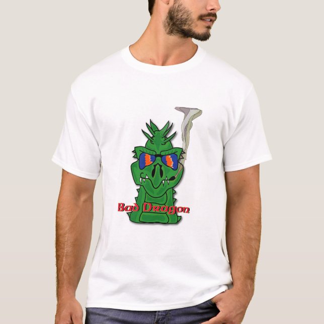 T-shirt Mauvais dragon (Devant)