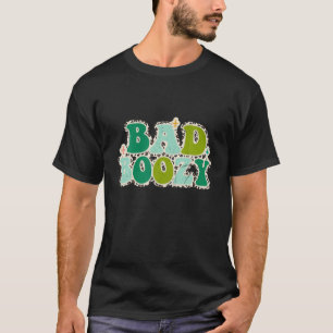 T-shirt Mauvais Et Boy Retro Leopard St Patrick Day Drôle