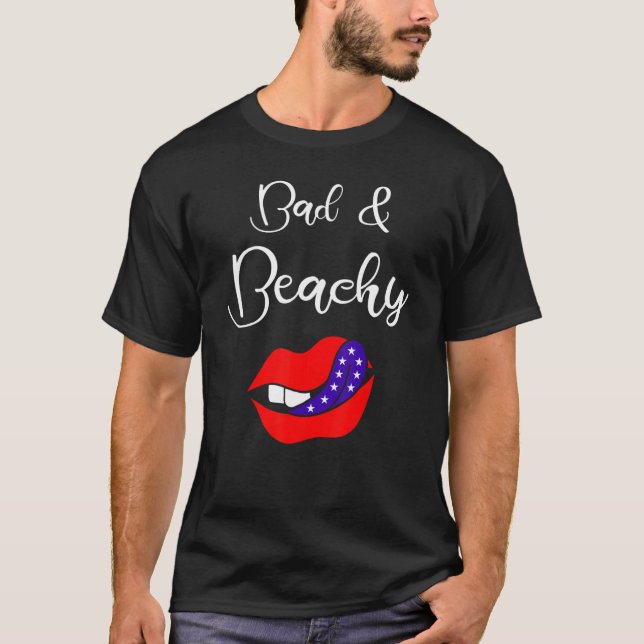 T-shirt Mauvais Et Plage 3 (Devant)