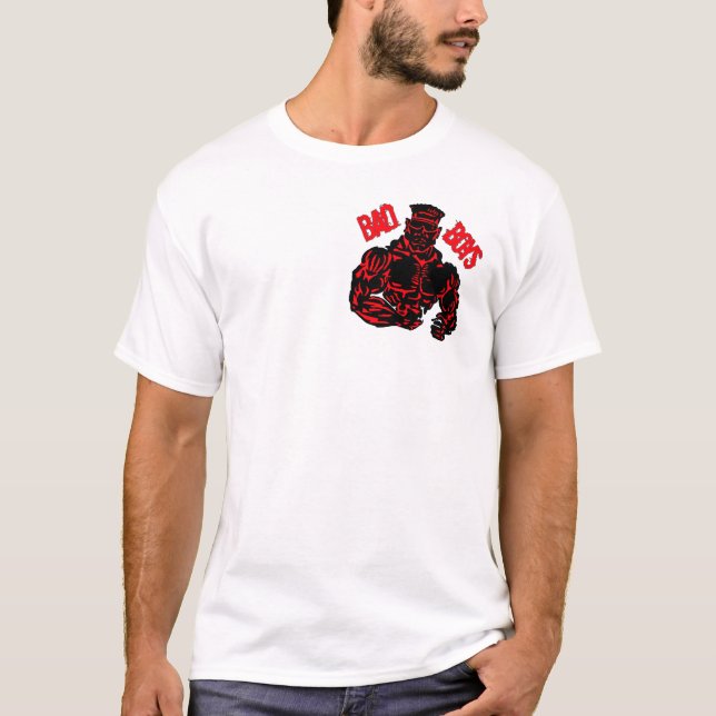 T-shirt Mauvais garçons rouges (Devant)