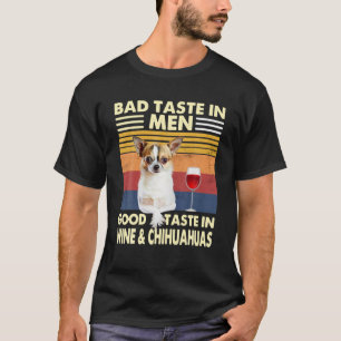 T-shirt Mauvais Goût Pour Les Hommes Bon Goût Pour Le Vin