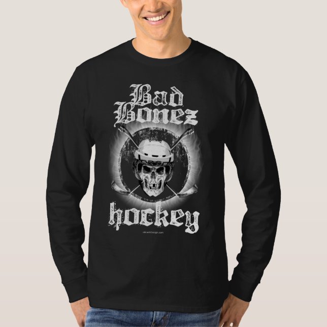 T-shirt Mauvais hockey de Bonez (Devant)