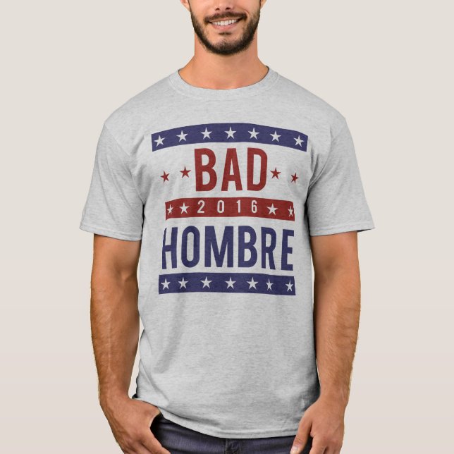T-SHIRT MAUVAIS HOMBRE 2016 (Devant)