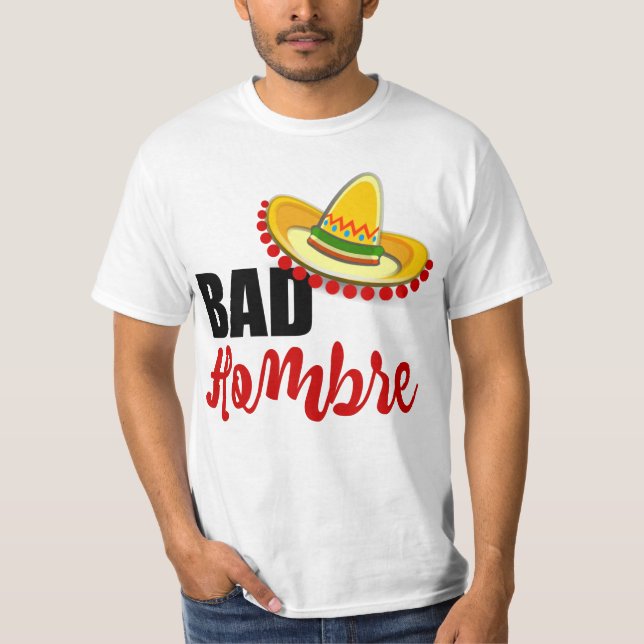 T-shirt Mauvais Hombre coloré Sombrero (Devant)