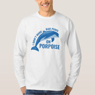 T-shirt Mauvais jeux de mots sur les marsouins