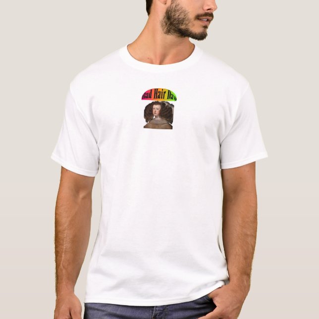 T-shirt Mauvais jour de cheveux (Devant)