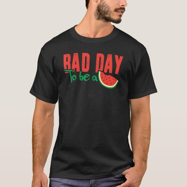 T-shirt Mauvais Jour Pour Être Une Pastèque (Devant)