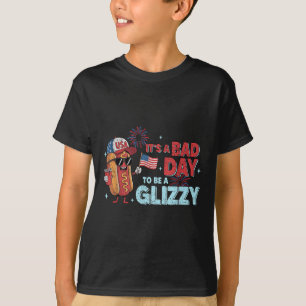 T-shirt Mauvais jours Hotdog Wiener Glizzy Firework 4juill