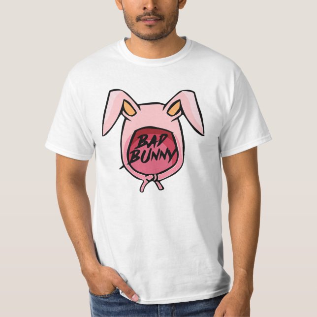 T-shirt mauvais lapin (Devant)