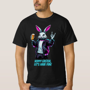 T-shirt Mauvais Lapin De Pâques ! Pâques chanceuses, amuso