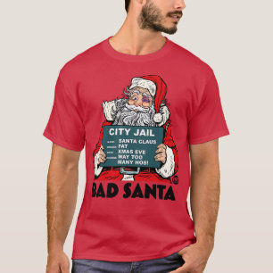 T-SHIRT MAUVAIS PÈRE NOËL