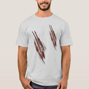 T-shirt Mauvais tee - shirt d'attaque de loup-garou