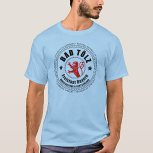 T-shirt Mauvais timbre de passeport de Tolz Allemagne