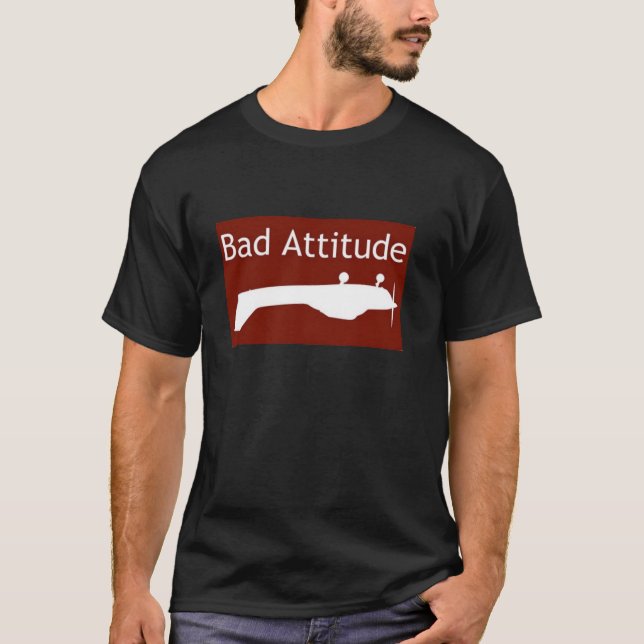 T-shirt Mauvaise attitude (Devant)