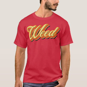 T-shirt Mauvaise herbe Vintage rétro