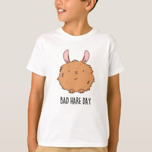 T-shirt Mauvaise journée de lièvre amusant jeu de lapin