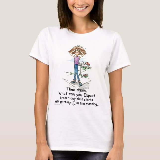 T-shirt Mauvaise journée des cheveux (Devant)