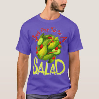 T-shirt Mauvaise journée pour être une salade, Vegan Veget