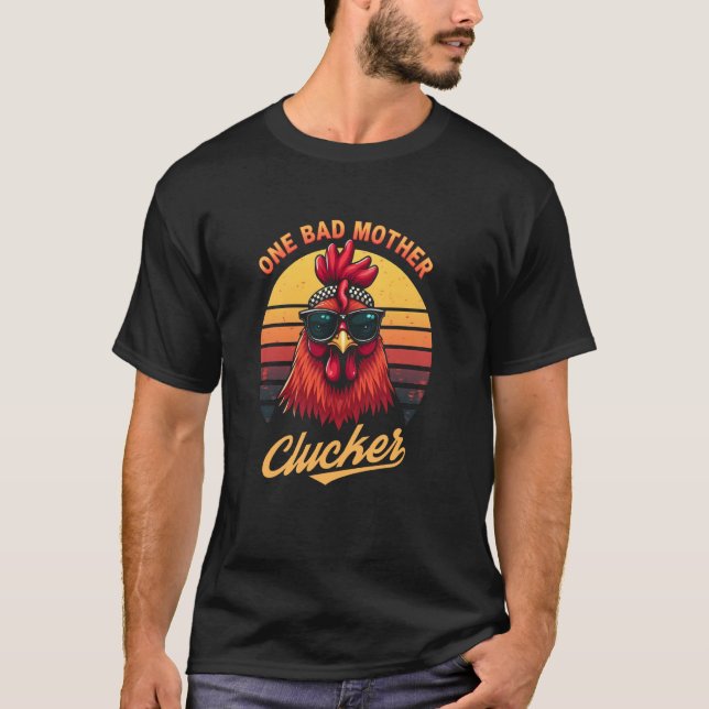 T-shirt Mauvaise mère Clucker (Devant)