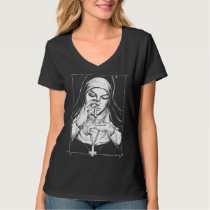 T-shirt mauvaise religion nonnes vilaines