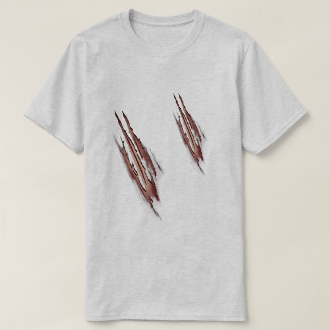 T-shirt Mauvaise tee - shirt détruit de loup-garou par (Design devant)