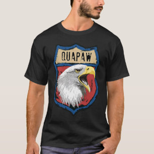 T-shirt Mauvaise tribu indienne américaine Quapaw Aigle In