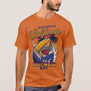 T-shirt Mavericks Halle Moon Bay Californie Big Wave Surfi