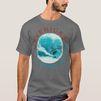 T-shirt MAVERICKS Surf Half Moon Bay Big Wave Surf Cali