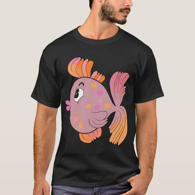 T-shirt Mavis le Poisson Tropical (Devant)