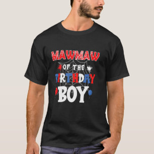 T-shirt Mawmaw de l'anniversaire du garçon Thème araignée